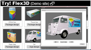 Flex3D Demo site